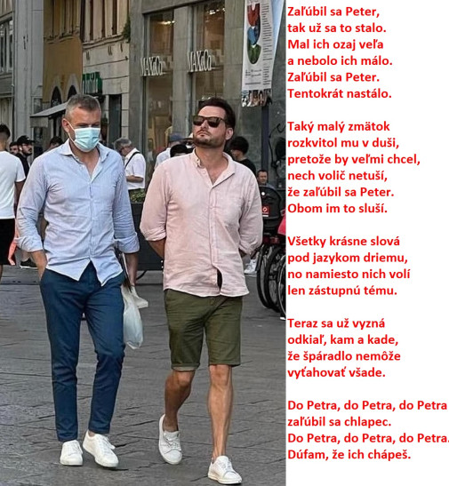 zaľúbil sa chlapec